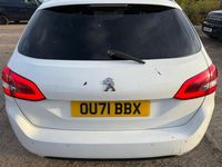 Used Peugeot 308 Allure Premium 130 HP (95 kW) 2021 White Estate