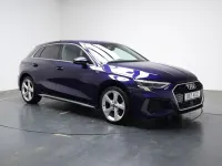 Begagnad Audi A3 Sportback e-tron S-Line 204 HK (150 kW) 2023 Blå Halvkombi
