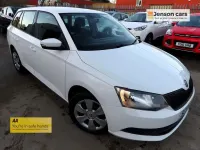 Used Skoda Fabia 75 HP (55 kW) 2017 White Estate