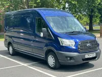 Used Ford Transit Trend 125 HP (91 kW) 2015 Blue Van
