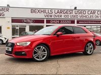 Used Audi A3 S-Line 184 HP (135 kW) 2014 Red Hatchback