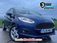 Used Ford Fiesta Zetec 99 HP (72 kW) 2015 Blue Hatchback