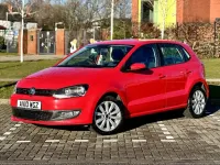 Used VW Polo SEL 90 HP (66 kW) 2010 Red Hatchback