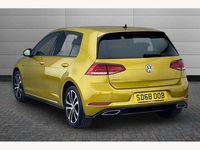 Used VW Golf VII R-line 150 HP (110 kW) 2018 Yellow Hatchback