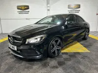 Used Mercedes CLA220 AMG line 2017 Black Sedan