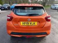Used Nissan Micra Acenta 2019 Orange Hatchback