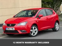 Używany Seat Ibiza 85 KM (62 kW) 2013 Czerwony Hatchback