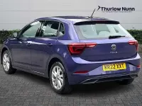 Begagnad VW Polo Style 95 HK (69 kW) 2022 Lila Halvkombi