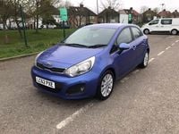 Used Kia Rio 107 HP (78 kW) 2012 Blue Hatchback