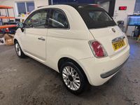 Used Fiat 500C Lounge 2014 White Cabriolet