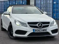 Begagnad Mercedes E250 AMG 2013 Vit Cab