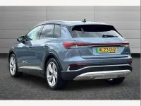 Used Audi Q4 e-tron S-Line 150 kW (204 HP) 2023 Geyser blue SUV