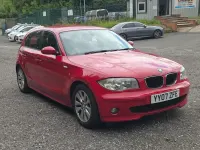 Used BMW 118 122 HP (89 kW) 2007 Red Hatchback