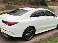 Used Mercedes CLA220 AMG Line Premium Plus 190 HP (139 kW) 2021 White Sedan
