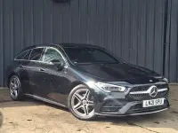 Used Mercedes CLA180 AMG Line Premium Plus 134 HP (98 kW) 2021 Black Coupe