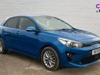 Used Kia Rio 84 HP (61 kW) 2021 Blue Hatchback