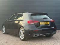 Usado Mercedes A200 AMG line 150 CV (110 kW) 2019 Negro Utilitario