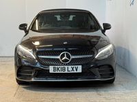 Used Mercedes C200 AMG line 2018 Black Cabriolet