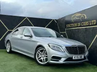 Used Mercedes S350L AMG line 254 HP (186 kW) 2016 Silver Sedan