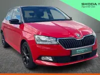Used Skoda Fabia Colour Edition 94 HP (69 kW) 2020 Corrida red black magic pearl effect Hatchback
