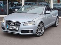 Used Audi A3 Cabriolet S-Line 2009 Silver Cabriolet