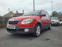 Used Skoda Roomster 105 HP (77 kW) 2008 Red MPV