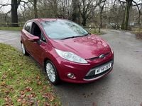 Used Ford Fiesta Titanium 2009 Red Hatchback
