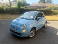 Used Fiat 500 Lounge 69 HP (50 kW) 2013 Blue Hatchback