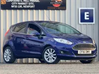 Used Ford Fiesta Titanium 2016 Blue Hatchback