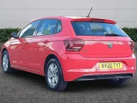 Used VW Polo SE 80 HP (58 kW) 2020 Red Hatchback