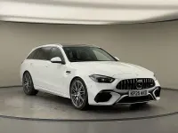 Used Mercedes C63 AMG Premium Plus 2025 Opalite white Estate
