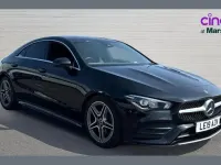 Used Mercedes CLA200 AMG line 161 HP (118 kW) 2019 Black Coupe