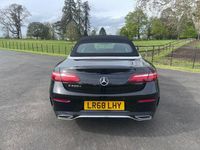 Used Mercedes E220 AMG line 194 HP (142 kW) 2018 Black Cabriolet