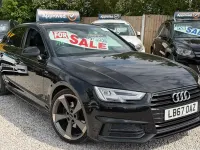 Used Audi A4 Black Edition 190 HP (139 kW) 2018 Black Sedan
