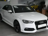 Used Audi A3 S-Line 150 HP (110 kW) 2016 White Sedan