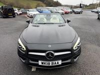 Used Mercedes SL400 AMG line 367 HP (269 kW) 2018 Black Cabriolet