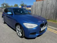 Begagnad BMW 120 M Sport 2014 Blå Halvkombi