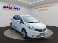 Used Nissan Note Acenta Premium 80 HP (58 kW) 2015 White Hatchback