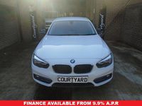Used BMW 118 Sport Line 2018 White Hatchback