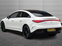 Used Mercedes EQE350 AMG line 214 kW (292 HP) 2025 Opalite white bright Sedan
