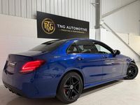 Used Mercedes C300 AMG line 2019 Blue Sedan