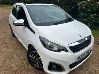 Used Peugeot 108 Allure 82 HP (60 kW) 2014 White Hatchback