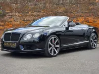 Used Bentley Continental GT Convertible 521 HP (383 kW) 2014 Black Cabriolet
