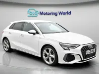 Used Audi A3 Sportback S-Line 2021 White Hatchback