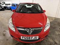 Used Vauxhall Corsa 59 HP (43 kW) 2008 Red Hatchback