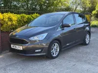 Usado Ford C-MAX Zetec 125 HP (91 kW) 2018 Cinzento Monovolume