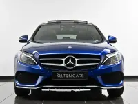 Used Mercedes C220 AMG Line Premium Plus 170 HP (125 kW) 2016 Blue Estate