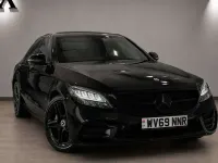 Used Mercedes C220 AMG line 194 HP (142 kW) 2019 Black Sedan