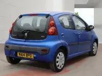 Begagnad Peugeot 107 Active 68 HK (50 kW) 2014 Blå Halvkombi