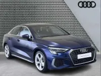 Used Audi A3 S-Line 147 HP (108 kW) 2023 Blue Sedan